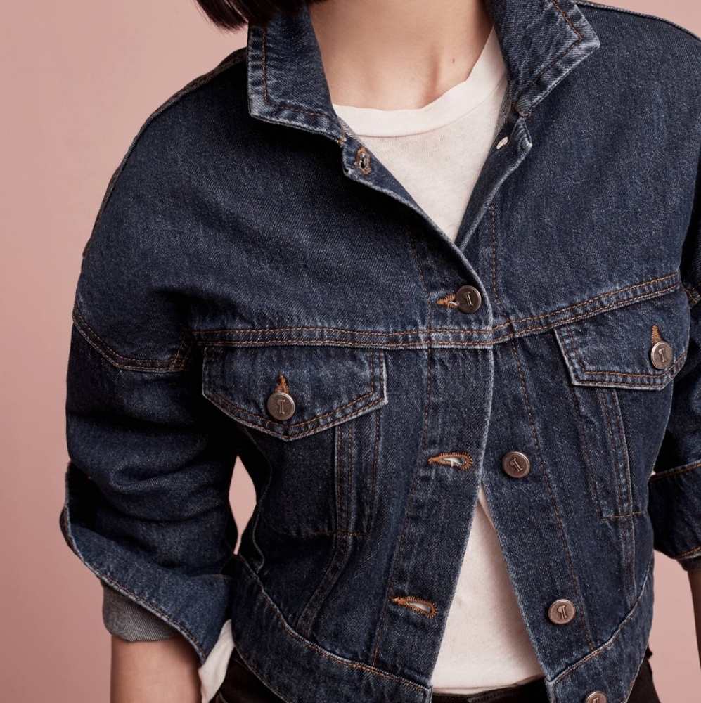 Pilcro cropped denim jacket